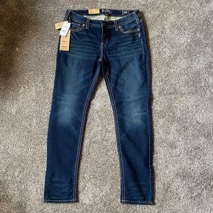 Silver Suki Mid Pencil Skinny jean 34x31